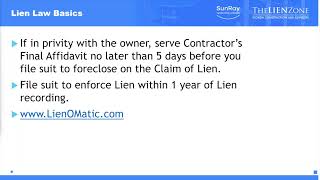 New Year Refresher on Liens, Bonds and Collections by The Lien Zone 55 views 1 year ago 25 minutes