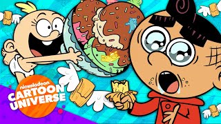 Loud House \& Casagrandes DELICIOUS Food Marathon! 😋 | Nickelodeon Cartoon Universe