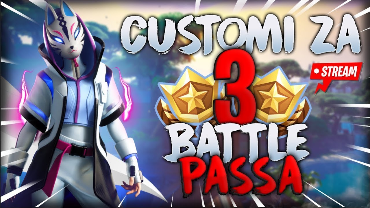 CUSTOMI U 3 BATTLE PASSA (FORNITE BALKAN) !ig