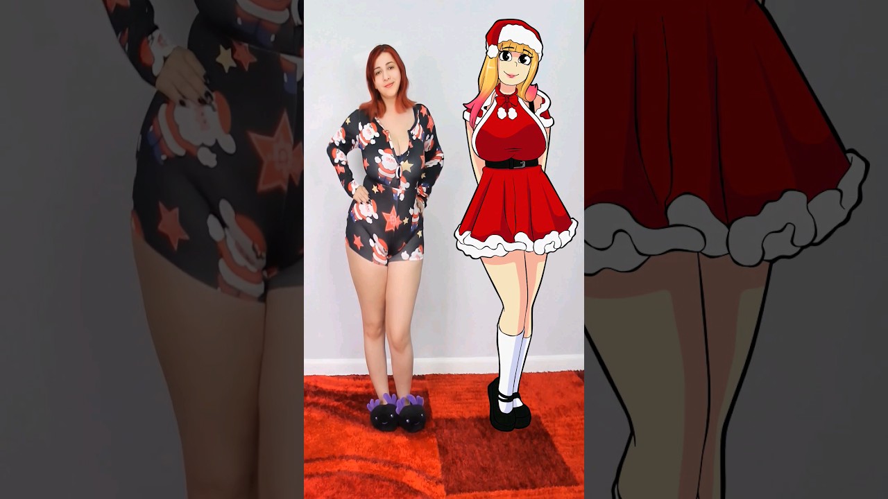 MARIN KITAGAWA 2D VS 3D🎄 #cosplay