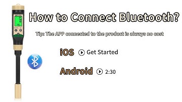 EZTOCH How to Connect Soil pH Tester to Bluetooth? iOS and Android Connect (SZ-S02 with YINMIK App)