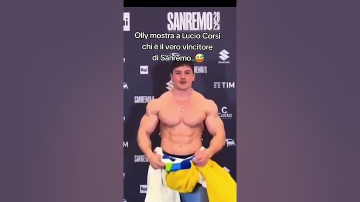 OLLY MOSTRA A LUCIO CORSI CHI È IL VINCITROE DI #Sanremo2025 #olly #luciocorsi #sir