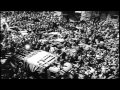 Civilians cheer as the Allied troops enter Rome Italy after liberating it from th...HD Stock Footage