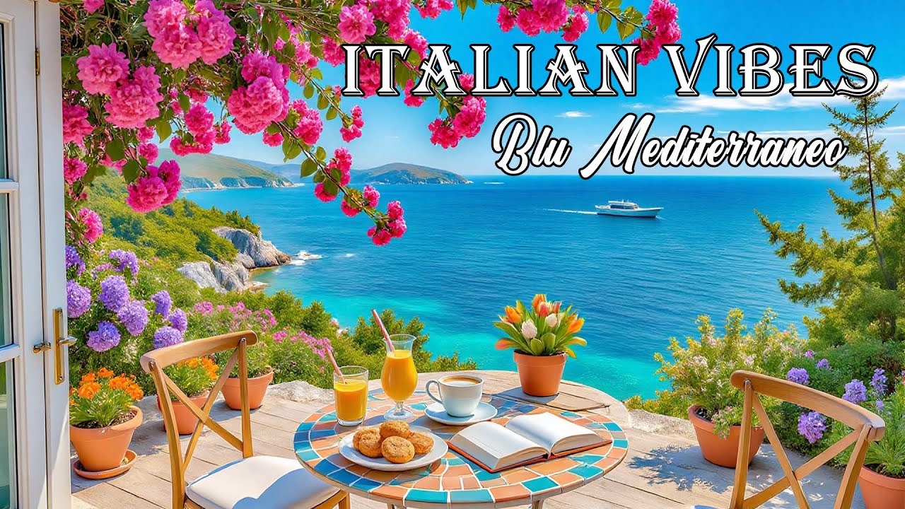 The Best 🇮🇹 Italian Music🎶 Italian Vibes 🎶 1+ Hour Scenic Amalfi Coast & Lake Como Relaxation 4K