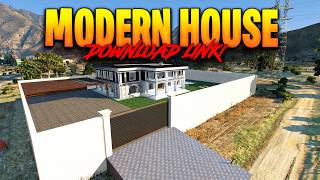 GTA 5 Modern House Villa Mod | Desi Style Luxury Home | MLO / Map Mod Showcase screenshot 1