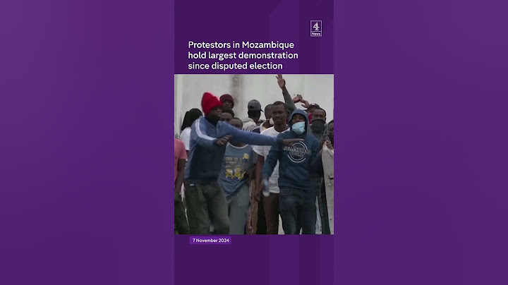 Mozambique election protest