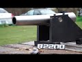 CANNON DESTROYS MAZDA B2200, FIRING 1LB LEAD BALLS