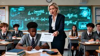 Teacher Handed Black Student Impossible Math to Mock Him — Before She Could Blink, He'd Cracked