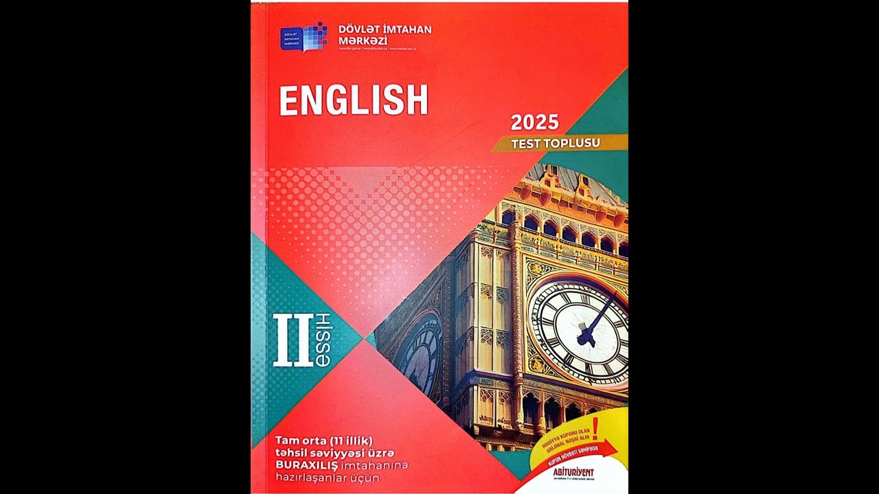 Yeni Test Toplusu | 2-ci hissə | Completing Sentences – Relative Clause (Adjective Clause)