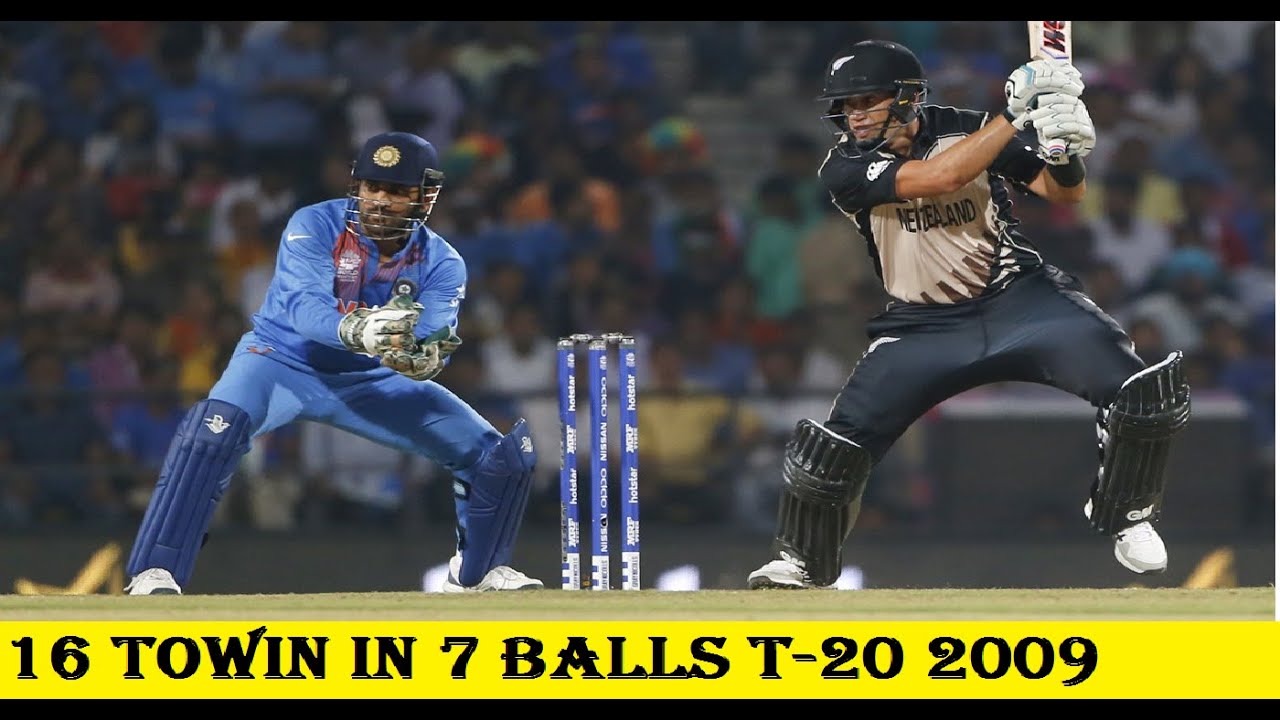 India Vs New Zealand T-20 Match Full Highlights 2009 Wellington last ...