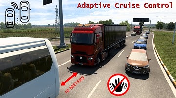 ETS 2 - 1.44 Beta Adaptive Cruise Control Test