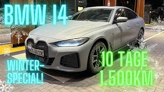 BMW i4: 10Tage + 1.500km – Elektrisches Abenteuer auf Langstrecke! *Winterspecial*