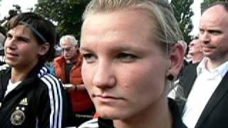 Fussball Frauen WM 2011 Alexandra Popp Interview