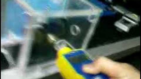 Contact tachometer Calibration demo