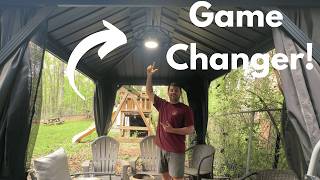 DIY Gazebo Fan Installation | Dual Light and Airflow Upgrade