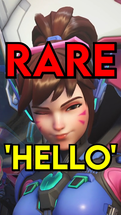 DVA Has A RARE 'Hello' VOICELINE In Overwatch 2 #shorts #overwatch2 #overwatch #ow2 #ow