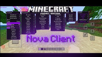 Nova Client ShowCase | Best 1.21.51Minecraft Pocket Edition Hack Client