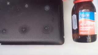 Removing Superglue From Uneven Plastic Surfaces Experiments - Part 6 Using Pure Acetone