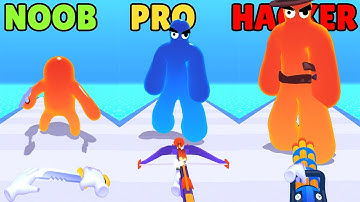 NOOB vs PRO vs HACKER in Blob Shooter 3D: Assassin Hit