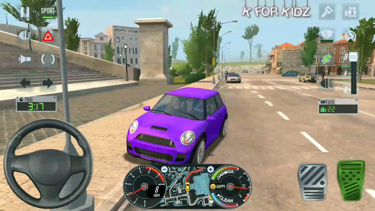 Pip Gadi | Cars Game | Car wale video | Pink color Car | Local Passanger | Android Game Play | Kidz.