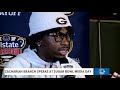 Georgia star wide receiver Zachariah Branch ready to take on Ole Miss in Sugar Bowl
