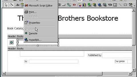 Create main menu in Access