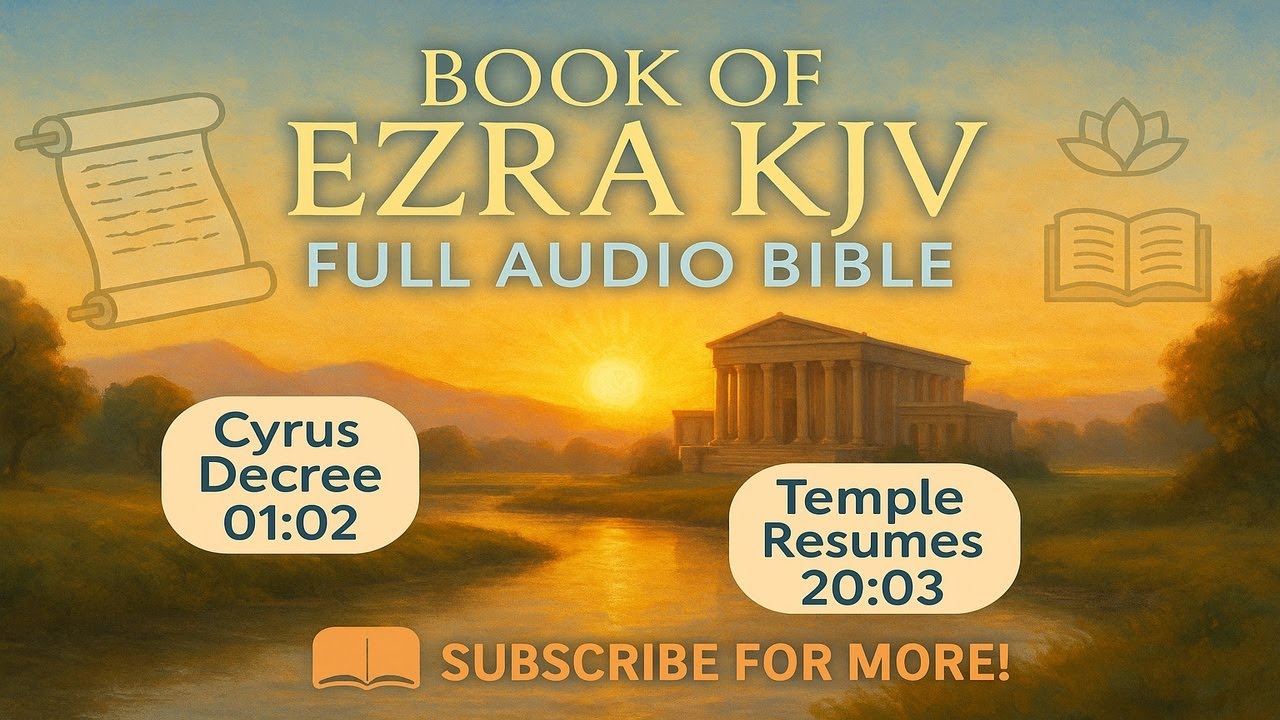 Book of Ezra KJV | Full Audio Bible (Complete) with Text & Soothing ...
