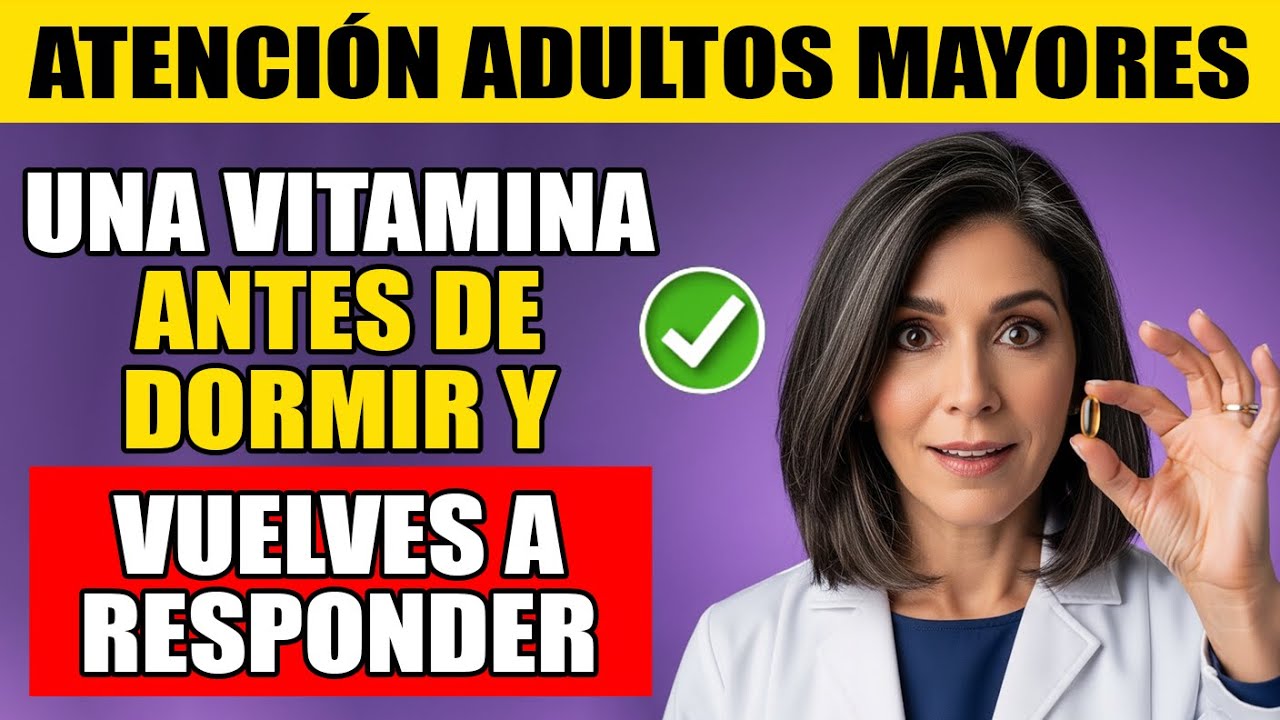 La Vitamina Para Hombres de 60+: ¡Recupera tu ENERGÍA, mejora tu LIBIDO y DUERME mejor!