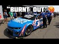 NASCAR team are having a Burnt out Factor.