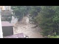 Наводнение в Ялте !! , спустя три часа  после сильного дождя (ул Грибоедова - Ломоносова )