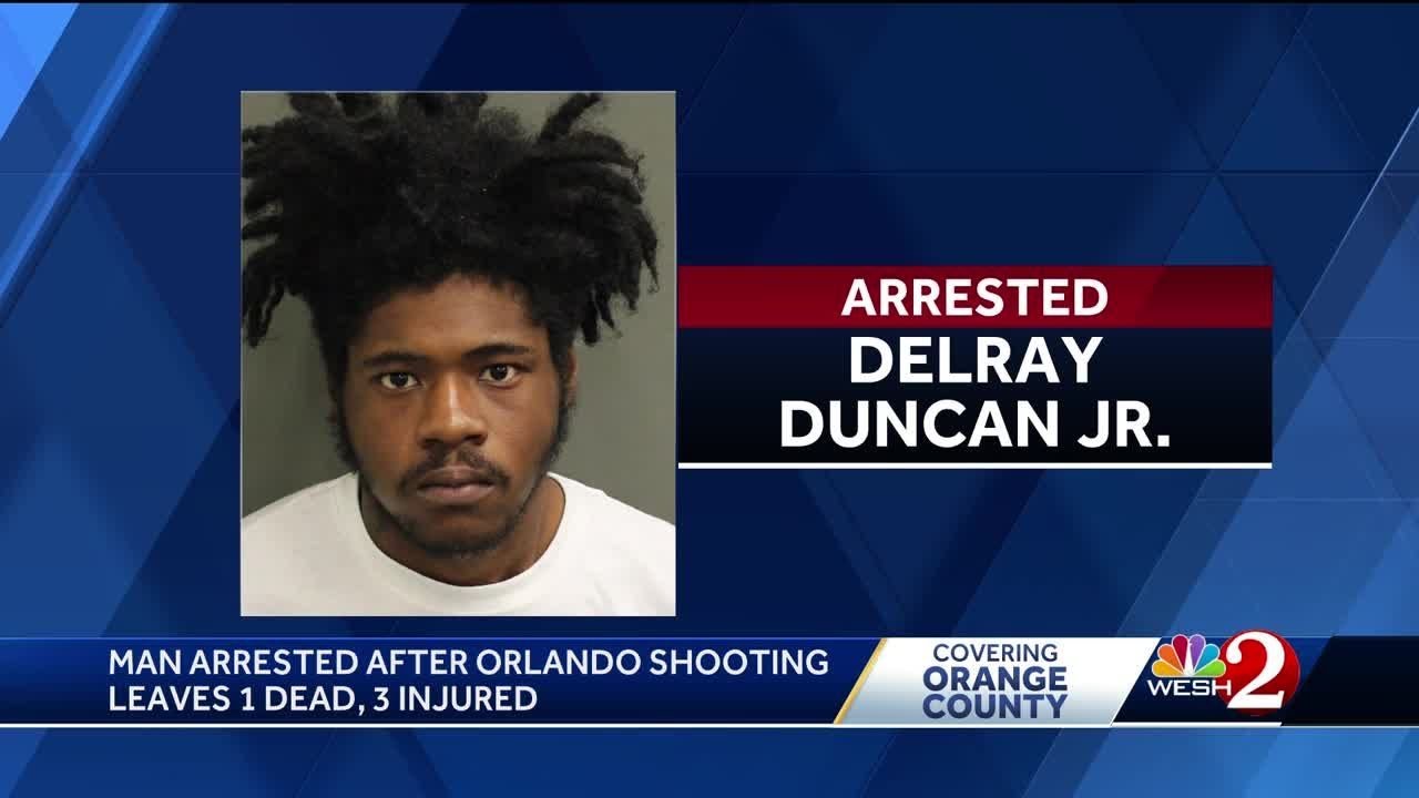 Police: Man arrested after Orlando shooting leaves 1 dead, 3 injured ...
