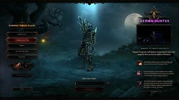 Diablo 3 - First Look At 5 New Character Classes With Commentary (HD)