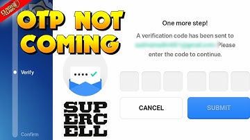 How to get Supercell ID Verification Code in 2023 | Supercell ID OTP not Received Problem (বাংলা)