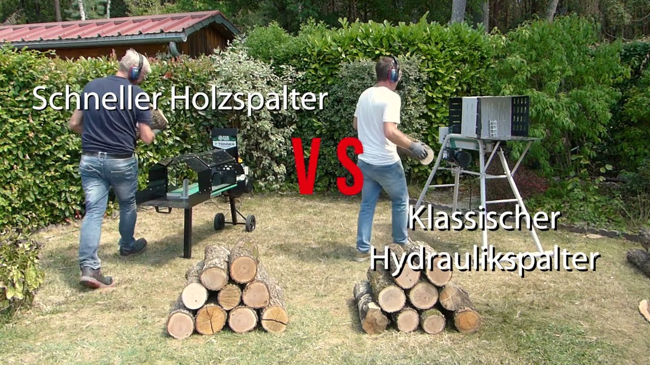 Holzspalten in Rekordzeit! Der neue 7-Tonnen-Horizontalspalter von FARTOOLS (182037)