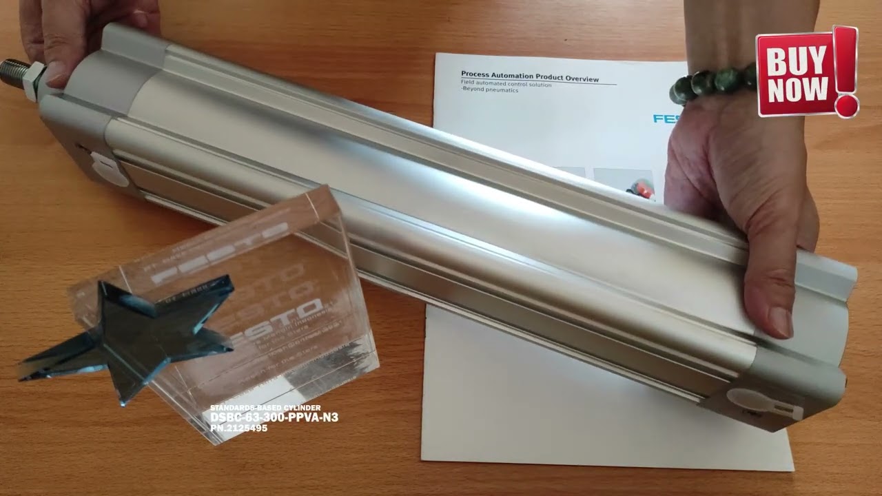 FESTO STANDARDS-BASED CYLINDER DSBC-63-300-PPVA-N3 PN.2125495
