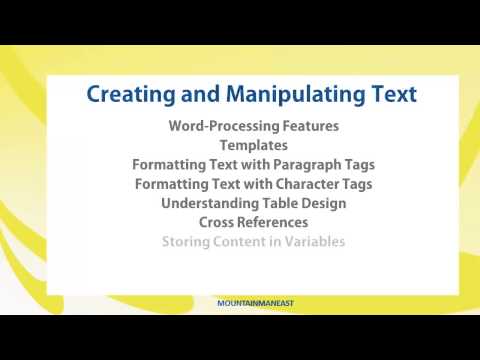 Introduction to Framemaker
