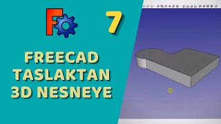 Freecad - Converting Sketch To 3D Object