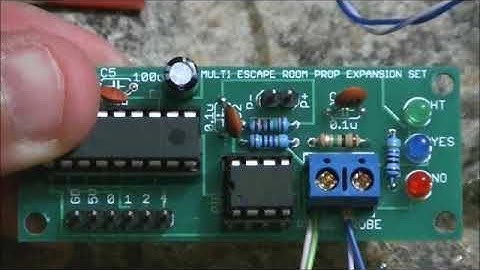 The 11-IN-1 Multi Escape Room Prop Set - Human Circuit Program SETUP AND DEMO