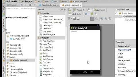 Android Studio Hello World