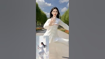AI tạo ra cô gái xinh đẹp múa Thái Cực Quyền đỉnh cao – Màn trình diễn cực chất #kungfu