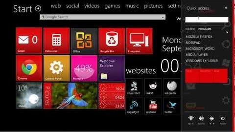Windows 8 UI (Theme) for Windows 7 - xp - vista