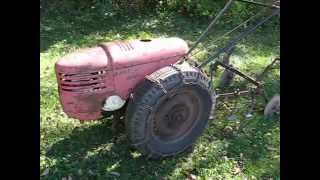 David Bradley Super Power Walk Behind Garden Tractor (second cut)