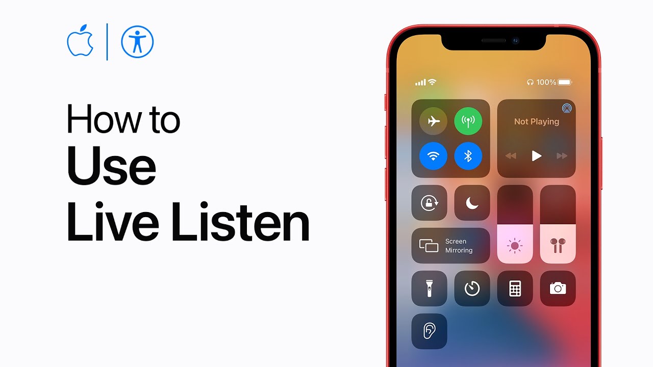 fyrretræ Paradis lidelse How to use Live Listen — Apple Support - YouTube