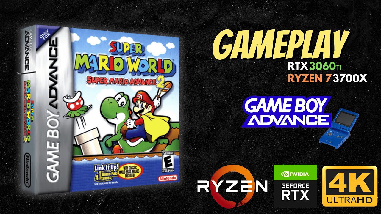 Super Mario Advance 2 Super Mario World GAMEBOY ADVANCE [4K60FPS]
