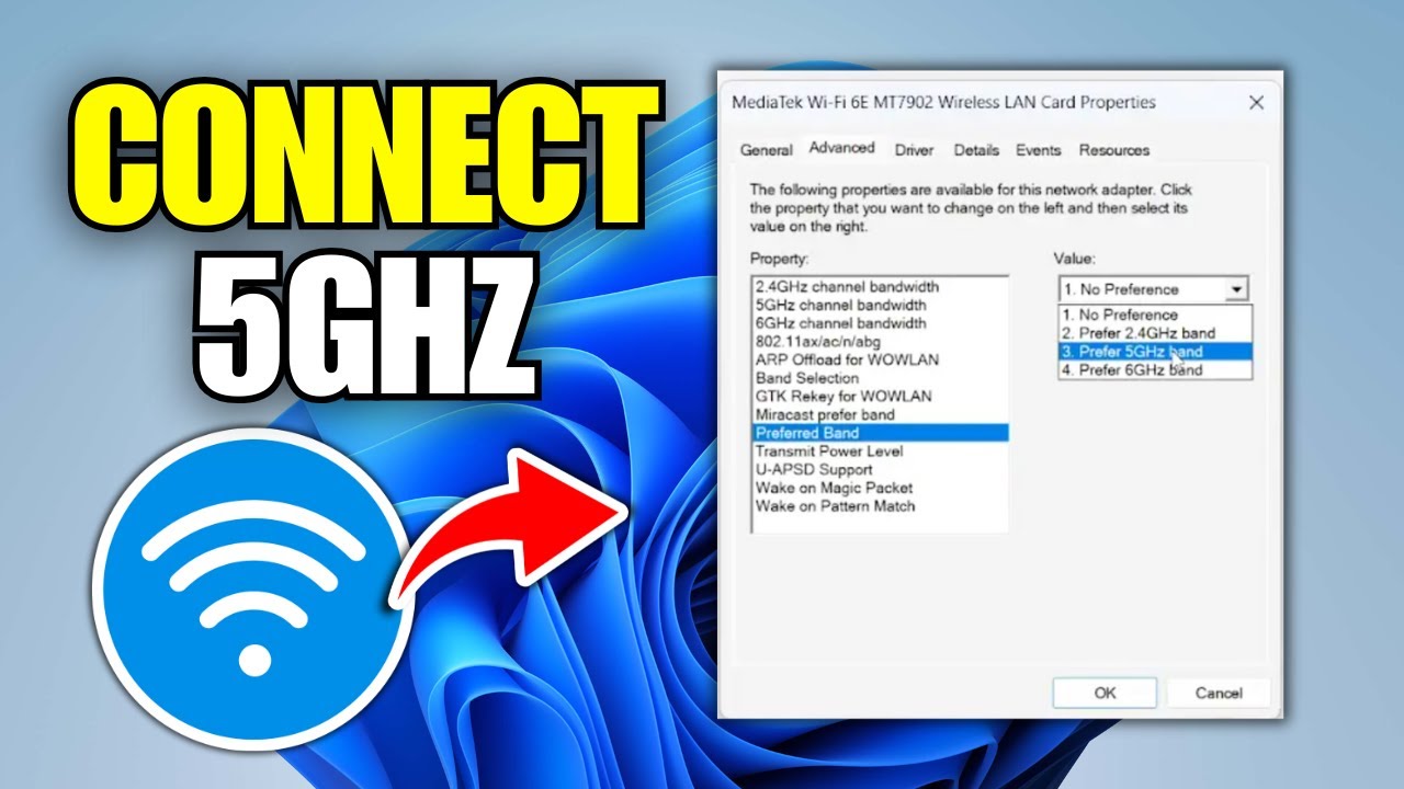 How To Connect 5GHz WiFi On PC & Laptop - YouTube