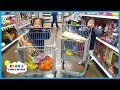 Kids Grocery Shopping Trip with Kid Size Shopping Cart!