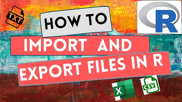 How To Import and Export Data Files in R