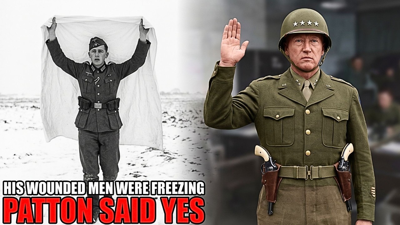 The German Officer Begged Patton to Let His Wounded Men Surrender Before They Froze—Patton Said Yes