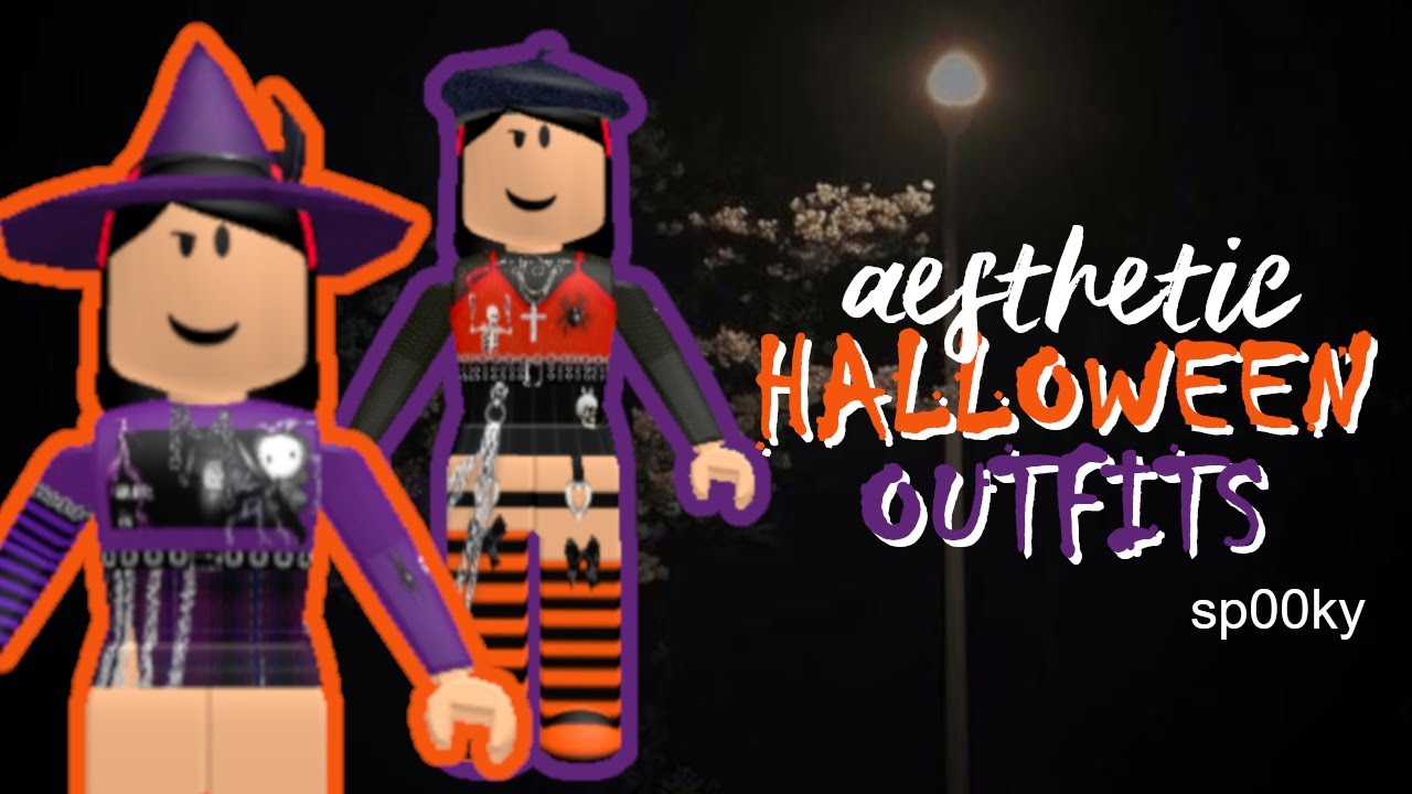 Aesthetic Halloween Roblox Outfits Lookbook 2 Youtube - cute aesthetic halloween roblox avatars