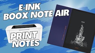 How to print notes from Onyx Boox Note Air screenshot 2